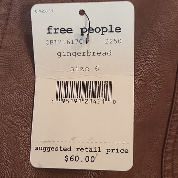 Free People | Faux Leather Mini Skirt - Picture 3 of 7